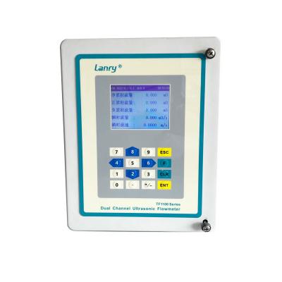 China High Quality Clamp On Dual Channel Ultrasonic Flowmeter Fluid Control zu verkaufen