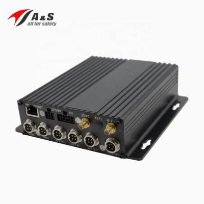 China 3G Wifi GPS 4 Channel 4G Car Camera CCTV Panel For School Bus SD Card 4CH H.264 Wireless Mobile DVR AS-HM12 for sale