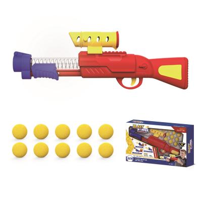 China Toy Pneumatic Soft Launch Gun Children's Toys Bullet Soft Bullet With Target Set Battle Toy For Wholesale for sale