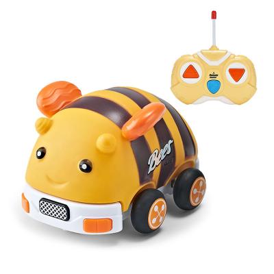 China New 2.4g RC Model Remote Control Car Children's Cartoon Toy Cute Car Toy Remote Control With Light and Music Function for sale