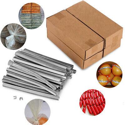 China Meat Processing Sausage Aluminum U Clips For Food Packaging Sealed In Porcelain for sale