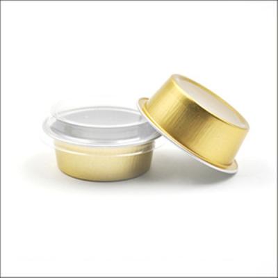 China High Grade Fast Food Disposable Food Grade Aluminum Foil Jar With Lids Aluminum Foil Container For Food Packaging for sale