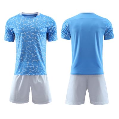 China Breathable Sublimation Printed Shirt Soccer Jersey Pattern Set for sale