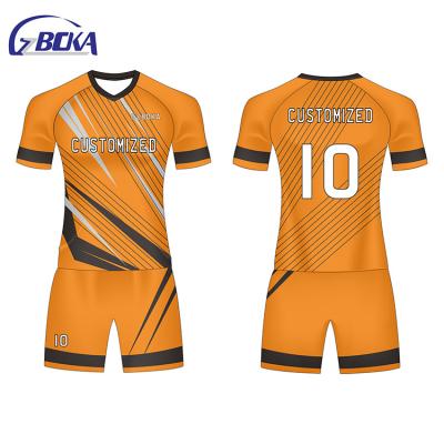 China Best Selling Breathable Soccer Jersey France 2018 Nigeria Men Soccer Uniform Set for sale