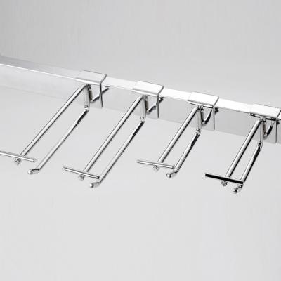 China Fit To Oval Hot Sale Rectangle Tube Oval Tube Hook Display Supermarket Hook Shelf Hanging Hook Display for sale