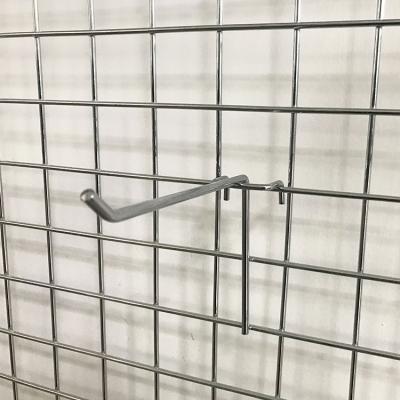 China Eco-friendly Custom Metal Display Rack Assembly Wire Mesh Gridwall Panels For Shop Use for sale