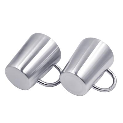 China Eco-friendly manufacturers oem coffee mug stainless portable beer mug with cup cone style coffee mug for sale