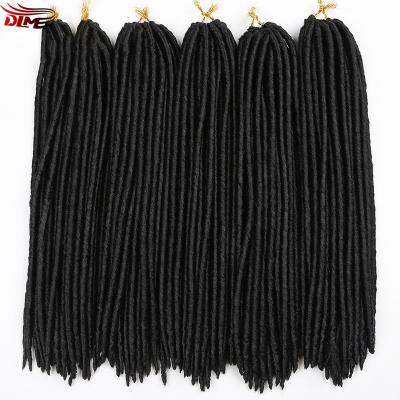 China Black #1 Silky Straight Cheap Heat Resistant Fiber Havana Twist Jumbo Hair Machine Weft Weft Braid in Weave Synthetic Dreadlocks for Black Women for sale