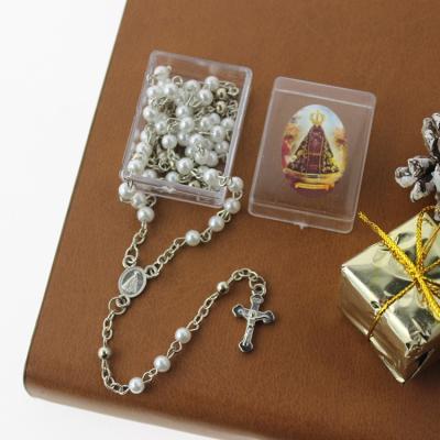 China ALLOY Fatima Imitation Pearl Rosary good quality for promotion for sale