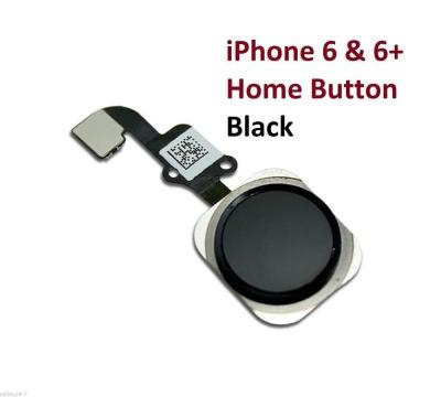 China Plastic Cell Phone Spare Parts Iphone 6 Plus Home Button Key Parts With Flex Cable Ribbon for sale