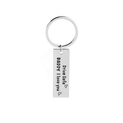 China Unisex Drive Safe Key Chain I Need You Here With Me Gift For Trucker Husband Friend Dad On Father's Day Valentines Day for sale