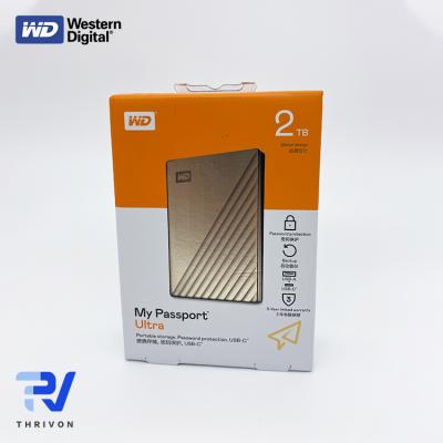 China WESTERN DIGITAL WD MA PASSPORT DRIVE PORTABLE STORAGE 2TB ULTRA USB-C PASSWORD PROTECTION for sale