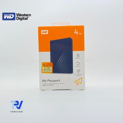 China Hdd WESTERN DIGITAL WD MY PASSPORT PORTABLE 4TB HDD STORAGE PASSWORD PROTECTION for sale