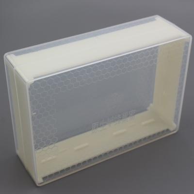 China High Strength Optional Transparent Plastic Storage Box 500g/250g Translucent Comb Honey Cassette for sale