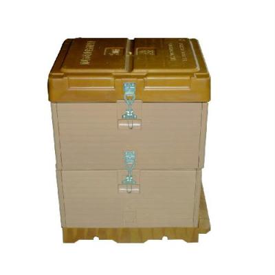 China Wholesale ENV Plastic PVC Bee/Hive Farm Organizer and Frames Double Layers Sink Polystyrene Plastic Hives for sale