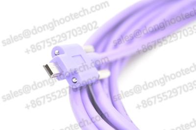 China USB2.0 Data Cable Drag Chain Shield  USB Camera cable with M2  Screw Locking for sale