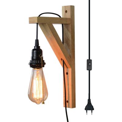 China Modern minimalist popular classic wood sconces modern outdoor wall light for stair lighting for sale