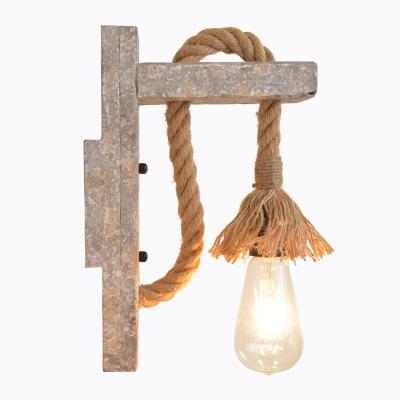 China Retro Design Vintage Industrial Wooden Wall Light Fixture Sconces Lamp For Farmhouse Restaurant for sale