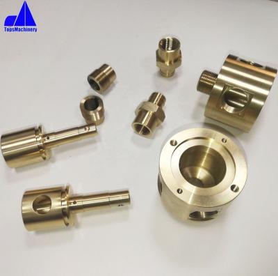 China Industrial Equipment Factory Good Brass CNC Machined Parts , Brass CNC Machining OEM Parts for sale