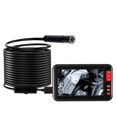 China Waterproof / 1080P 8 Pcs LED Light Endoscope Waterproof High Resolution Adjustable White Camera With 4.3 Inch LCD Screen for sale