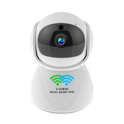 China Smart home 1080p hd human motion tracking camera 360 ip surveillance kamera ai surveillance 360 ​​ip baby monitor camara network security cctv wireless system 5g wifi wireless ptz camera for sale