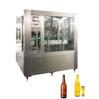 China Automatic Beverage Glass Bottle Small Beer Filling Machine / Beer Rinser Filler Capper for sale