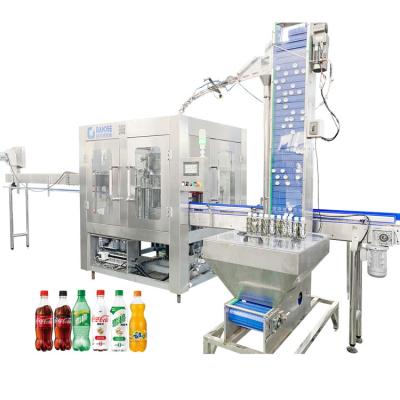 China Wholesale Automatic Full Beverage 3 To 1 Carbonated Drink Filling Machine Price / Cola Bottling Plant for sale