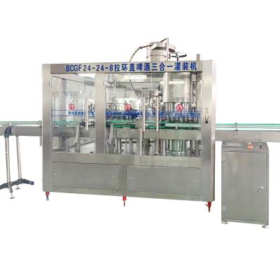 China Automatic Food Beer Filling Machine For 220ml - 750ml Glass Bottle for sale