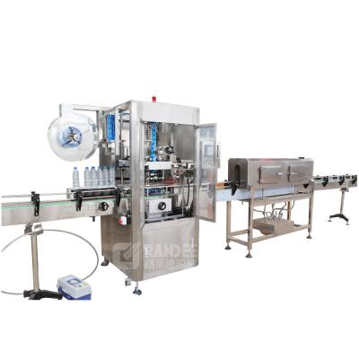 China Automatic Beverage Packing And Labeling Machine For Plastic Bottle Heat Shrink Cap Seal Machine for sale