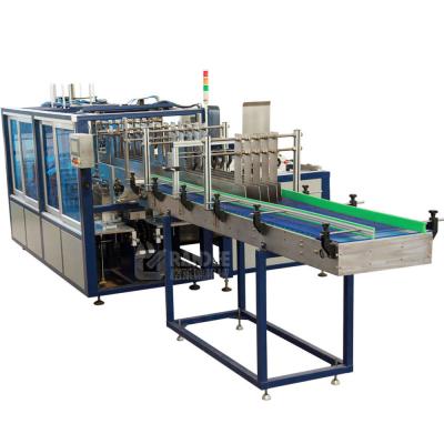 China CLOTHING Automatic Hot Glue One Piece Carton Box Packing Machine For Beverage Production Line for sale