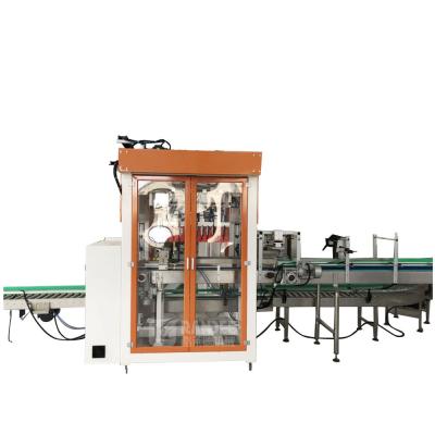 China Automatic Food Carton Box Packing Machine For Carbonated / Glass Juice Bottle for sale