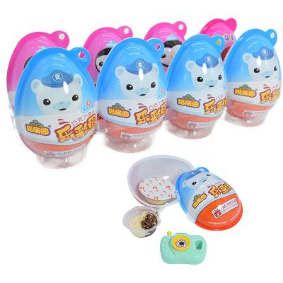 China Cartoon Toys OEM Factory 8 Pieces Chocolate Eggs Taste Cookie Girls Chocolate Egg Cup Boys Big Surprise Inside Milk Chocolate Eggs for sale