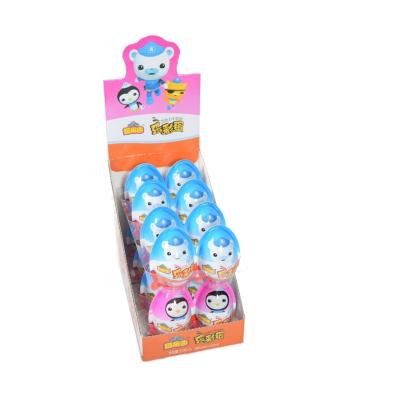 China Cartoon Toys OEM Factory Snack Sweet Chocolate Taste Cookie Boys Mini Chocolate Eggs Cup Girls Surprise Inside Chocolate Eggs for sale