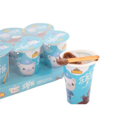 China Factory Wholesale OEM Chocolate Cup Confectionery Snack Compound Natural Chocolate Covered Finger Cookies for sale