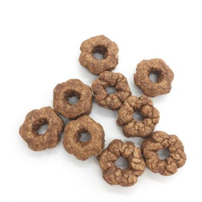 China Natural milk and chocolate flavors donut cookies for sale