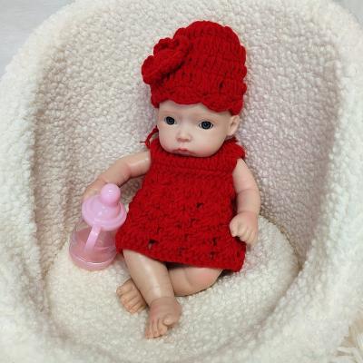 China Cartoon Toy Looking Real Born All SiliconReborn Baby - Doll Pet Naked Bebe Reborn Silicone With Doll Pacifier for sale