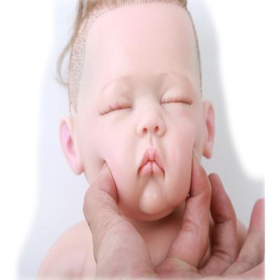 China Toy Wholesale 20-Inch/50cm Cartoon Naked Sweet Smile Sleep Wow Real Life Baby Boy Real Life Newborn Baby Dolls for sale