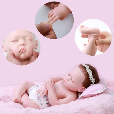 China Soft Baby Doll Cartoon Toy China Doll Toy Manufacturer Realistic Late April Reborn Baby Doll With Silicon Eyes for sale