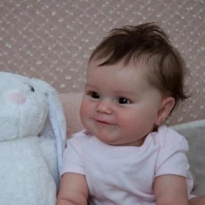 China Premie Toy Realistic Newborn Baby Soft Boneca Silicone Body Washable Reborn Baby Dolls Full Body Reborn Doll 60cm for sale