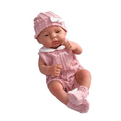 China Newborn Vinyl Dolls Toy Set Cheap Lovely Toddler Silicone Reborn Dolls DIY TOY Cute Changeable Cloth Baby Play for sale