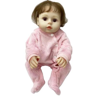 China Realistic Newborn Handmade Vinyl Real Life Baby Doll Toy 55cm Soft Reborn Soft Skin Baby Dolls With Blonde Hair for sale