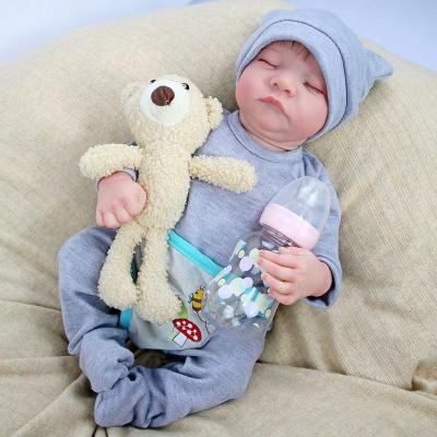 China Washable Hot Selling 3D Painting Smart Dolls Early Sleep Education Bathe Soothe Reborn Baby Doll Boy for sale