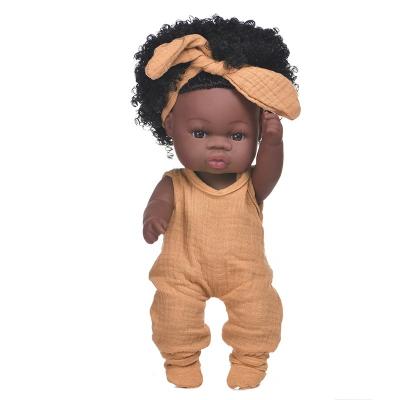 China Changeable Clothing Making Curly Haired High Quality Beautiful African American Pretty Black Reborn Dolls African American Girl Mannequin for sale