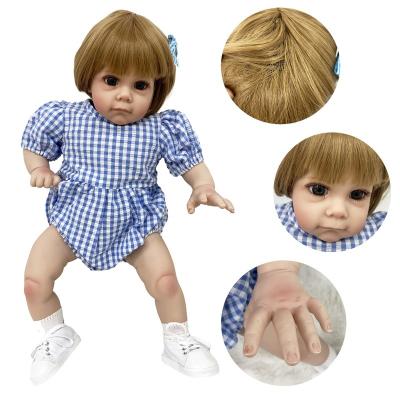 China America Girl Baby Silicone Reborn Baby Doll Toy Vinyl Reborn Silicone Reborn Cartoon Reborn Toddler Dolls Silicone Reborn Baby for sale