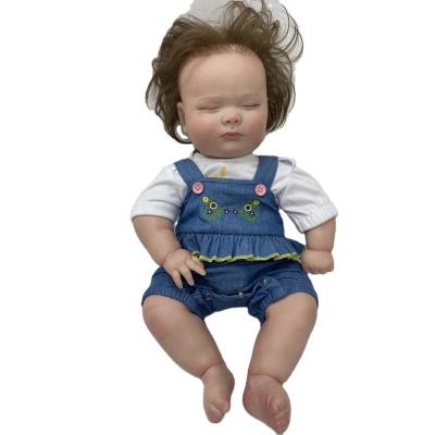 China Reborn Cartoon Toy Most Popular Sleeping Doll Silicone Toy With Soft Mohair Doll Baby For Girl Surprise Toys Loli Dolls for sale