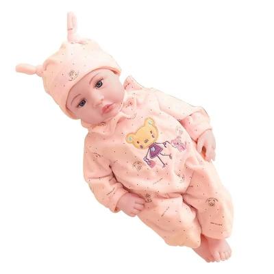 China Realistic Lifelike Toy For Kids Cute Reborn Baby Dolls Cotton Body Silicone Vinyl Toy Cheap Price 18Inch Cartoon - Doll for sale