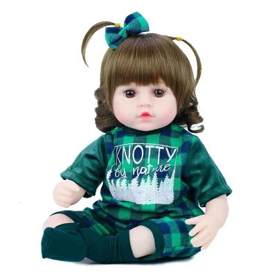 China 17 Inch Newborn Reborn Baby Cartoon Toy - Cute Baby Doll Diy Educational Toy New Design Vinyl Lovely Fashion Baby - Doll for sale