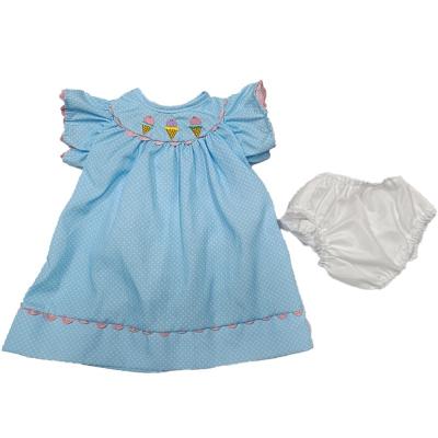 China Cartoon Toy Blue Dress Lovely and Idyllic Reborn Baby - Doll Clothes 20-22 Inch Large Size Girls Reborn Dolls for sale