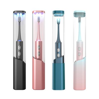 China Battery Operated OEM Customized China 2022 Adult Smart Ultrasonic Electric Toothbrush Dental Private Label Travel Wholesale UV for sale