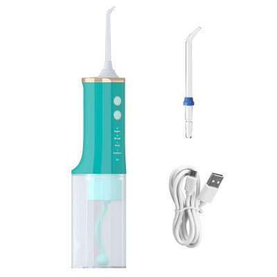 China Rabbitxoco Outdoor Oral Irrigator Cordless Dental Oral Professional Sonic Machine Water Flosser Portable Dental Flosser for sale